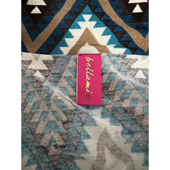 Aztec Bellamie Women Multicolor Cardigan Made in USA Open Front Size Small - Picture 4 of 5